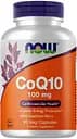 Натуральна добавка NOW CoQ-10 100 mg, 90 вегакапсул