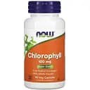 Натуральная добавка Now Chlorophyll 100 mg 90 вегакапсул