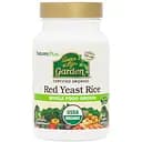 Натуральная добавка NaturesPlus Source of Life Garden Red Yeast Rice 60 вегакапсул