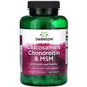 Хондропротектор Swanson Glucosamine, Chondroitin & MSM (1 per day) Highest Strength, 120 таблеток