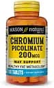 Вітаміни та мінерали Mason Natural Chromium Picolinate 200 mcg, 100 таблеток