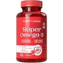 Жирные кислоты Earth's Creation Super Omega-3 1000 мг 90 капсул