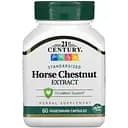 Натуральная добавка 21st Century Horse Chestnut Extract 60 вегакапсул