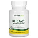 Дегідроепіандростерон з біоперином Nature's Plus DHEA-25 with Bioperine 25 мг 60 капсул