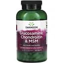 Хондропротектор Swanson Glucosamine, Chondroitin & MSM (1 per day) Highest Strength, 240 таблеток