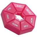 Таблетниця Semi 7Days Mini Pill Box Red 8.3x8.3x2.5 см