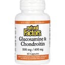 Глюкозамін та хондроїтин Natural Factors Glucosamine & Chondroitin 60 капсул