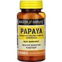 Папайя, комплекс травних ферментів Mason Natural Papaya, Digestive Enzyme Complex 100 жувальних таблеток