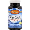 Риб'ячий жир для підлітків Carlson Teen's Max Catch Minis Омега-3, 500 мг 60 желатинових міні капсул