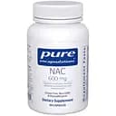 Диетическая добавка Pure Encapsulations NAC (N-ацетилцистеин) 600 мг 90 капсул