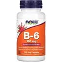 Витамины и минералы Now Vitamin B6 100 мг 100 вегакапсул