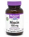 Витамины и минералы Bluebonnet Niacin 100 mg, 90 вегакапсул