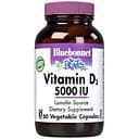 Вітамін D3 Bluebonnet Nutrition 125 мкг 60 вегетаріанських капсул