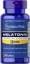 Натуральная добавка Puritan's Pride Melatonin 3 mg, 240 таблеток