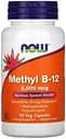 Вітаміни та мінерали NOW Methyl B12 5000 mcg, 90 вегакапсул