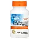Цинк бисглицинат Doctor's Best Zinc Bisglycinate 50 мг 90 веган капсул