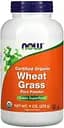 Натуральная добавка NOW Certified Organic Wheat Grass Pure Powder, 255 грамм