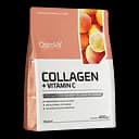 Для суглобів та зв'язок OstroVit Collagen + Vitamin C Peach 400 г