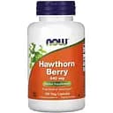 Натуральна добавка NOW Hawthorn Berry 540 mg, 100 вегакапсул