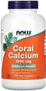Вітаміни та мінерали NOW Coral Calcium 1000 mg, 250 вегакапсул