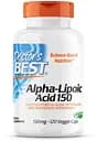 Натуральна добавка Doctor's Best Alpha-Lipoic Acid 150 mg, 120 вегакапсул