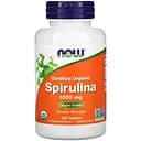 Натуральна добавка Now Spirulina 1000 mg Certified Organic 120 таблеток