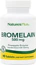 Натуральная добавка Natures Plus Bromelain 500 mg, 90 таблеток