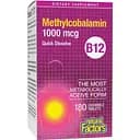 Витамины Natural Factors B12 Methylcobalamin 1000 мкг 180 таблеток