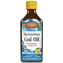 Жирні кислоти Carlson Labs The Very Finest Cod Oil 1100 мг Wild Norwegian 200 мл Лимон