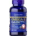 Жирные кислоты Puritan's Pride Double Strength Omega-3 Fish Oil 1200 мг 180 капсул