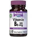 Витамины и минералы Bluebonnet Vitamin B6 50 мг 90 вегакапсул