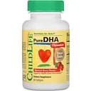 DHA для дітей ChildLife Pure DHA зі смаком ягід 90 шт. (CDL10550)