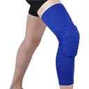 Наколенник Zelart эластичный бандаж для волейбола, танцев, гимнастики, йоги M 43 см Blue (15994)