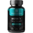 Біотин VitalHarmony Biotin Plus, 90 капсул для підтримки здоров'я волосся, шкіри та нігтів