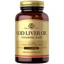 Вітаміни A і D Solgar Cod Liver Oil & Vitamins A & D з печінки норвезької тріски 100 капсул