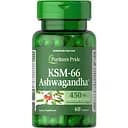 Натуральна добавка Puritan's Pride KSM-66 Ashwagandha 450 mg 60 капсул