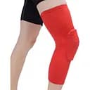 Наколенник Zelart эластичный бандаж для волейбола, танцев, гимнастики, йоги M 43 см Red (15995)