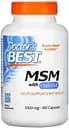 Препарат для суглобів і зв'язок Doctor's Best MSM with OptiMSM, 180 капсул