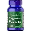 Вітаміни та мінерали Puritan's Pride Magnesium with Vitamin B6 90 таблеток
