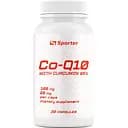 Натуральна добавка Sporter Coenzyme Q10, 100 mg Curcumin 30 капсул
