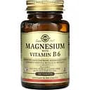 Магній з вітаміном В-6 Solgar Magnesium with Vitamin B6 100 таблеток