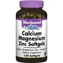 Кальций, магний, цинк Bluebonnet Nutrition 120 желатиновых капсул
