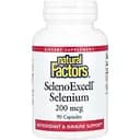 Селен Natural Factors SelenoExcell Selenium 200 мг 90 капсул
