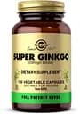 Натуральная добавка Solgar Full Potency Herbs Super Ginkgo, 120 вегакапсул