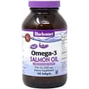 Жирные кислоты Bluebonnet Nutrition Natural Omega-3 Salmon Oil 180 капсул