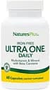Вітаміни та мінерали Natures Plus Ultra One Daily Caps Iron Free, 60 капсул