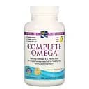 Омега Nordic Naturals Complete Omega комплекс с лимоном 1000 мг 120 гелевых капсул