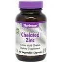 Вітаміни та мінерали Bluebonnet Nutrition Chelated Zinc 90 вегакапсул