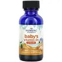Вітамін D3 для дітей Nordic Naturals Baby's Vitamin D3 10 мкг 400 МО 22.5 мл