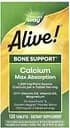 Вітаміни та мінерали Nature's Way Alive! Calcium Bone Support, 120 таблеток